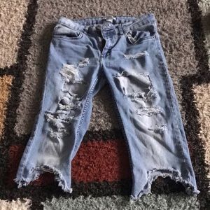 Distressed Shorts
